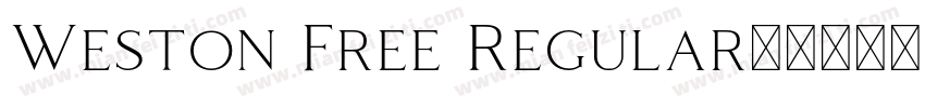 Weston Free Regular字体转换